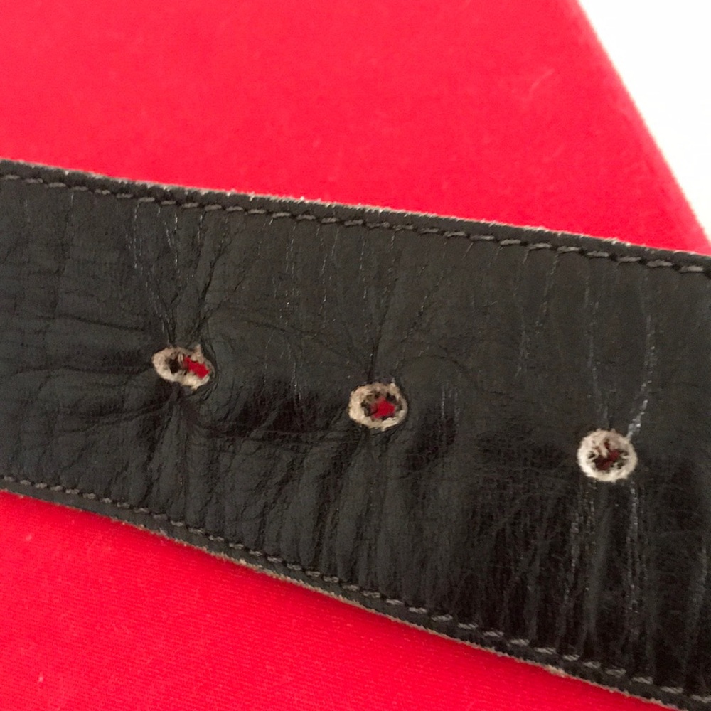 Gucci black vintage leather belt - Picture 5 of 6